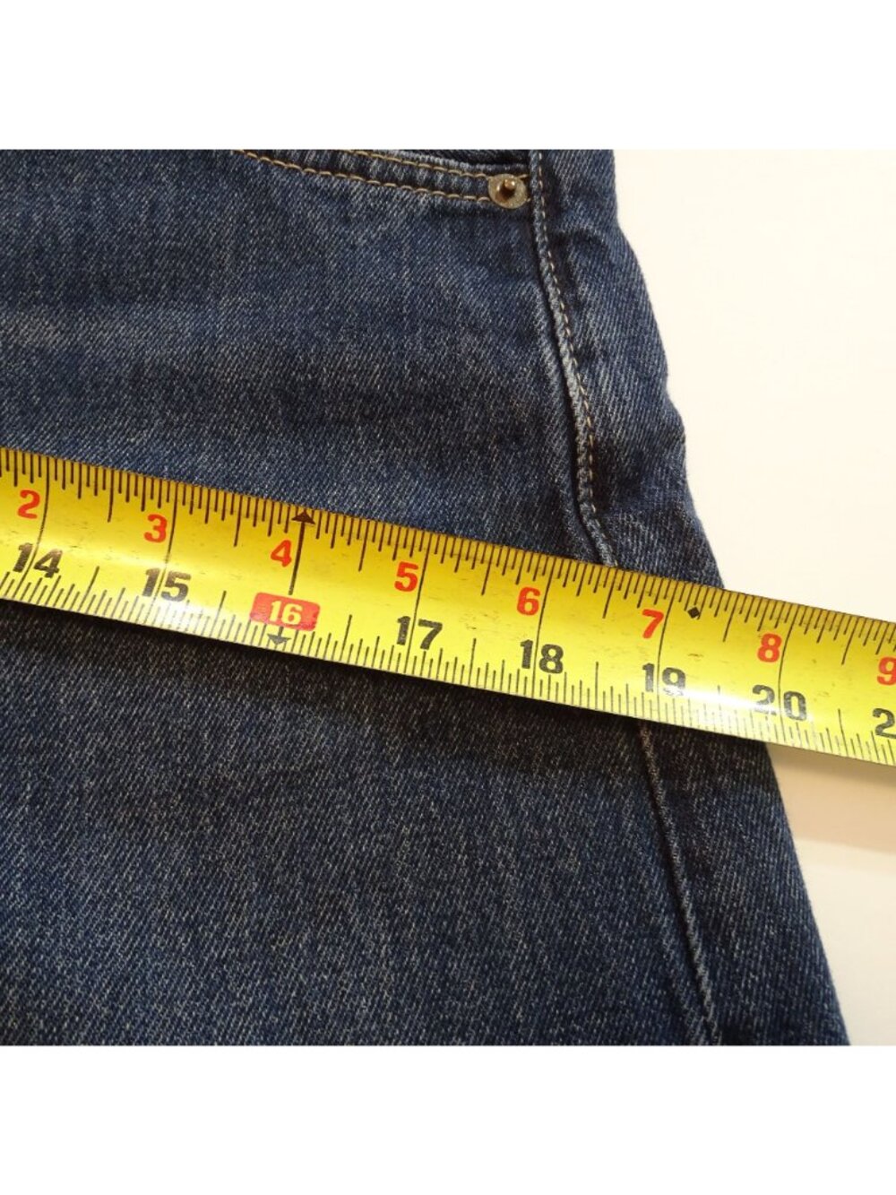 Zara Wide Leg Raw Hem Jeans Denim Blue Size 2 High Waist Boho Retro Streetwear - Picture 8 of 11